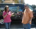 Bridgette & Big Joe in-front of KKBN Van