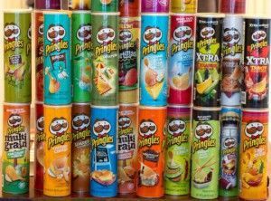 Pringles, various flavors in canisters