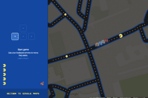 Pac-Man On Google Maps