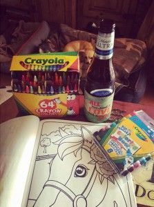 Miranda Lambert's Beer and Crayons Instagram Pic