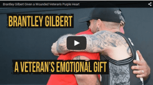 Wounded Vet and Brantley Gilbert hug